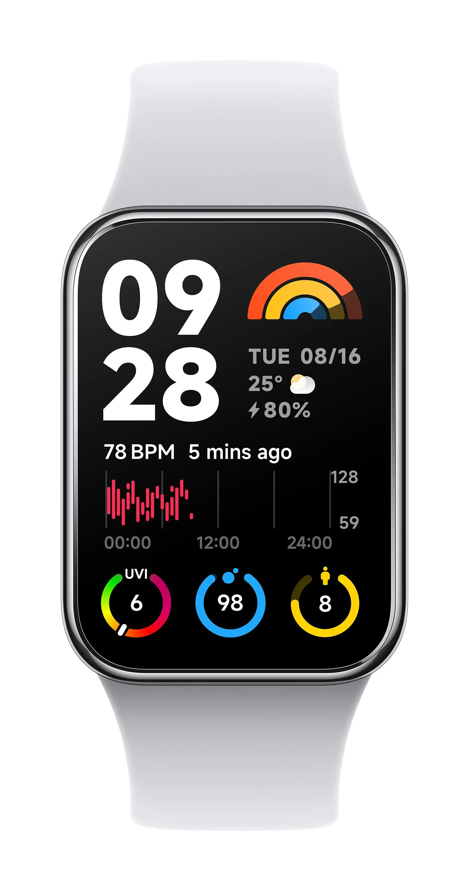 Smartband Xiaomi Smart Mi Band 8 Pro Szary