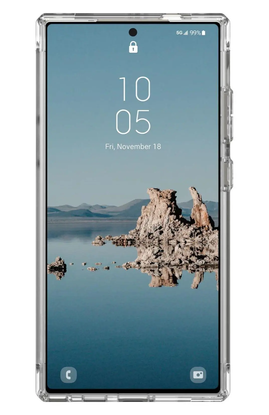 Etui UAG Plyo Pro Case do Galaxy S24 Ultra z wbudowanym modułem magnetycznym ice silver