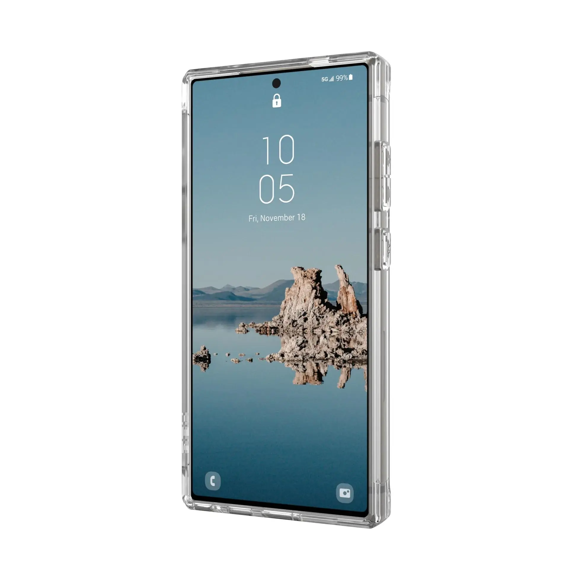 Etui UAG Plyo Pro Case do Galaxy S24 Ultra z wbudowanym modułem magnetycznym ice silver