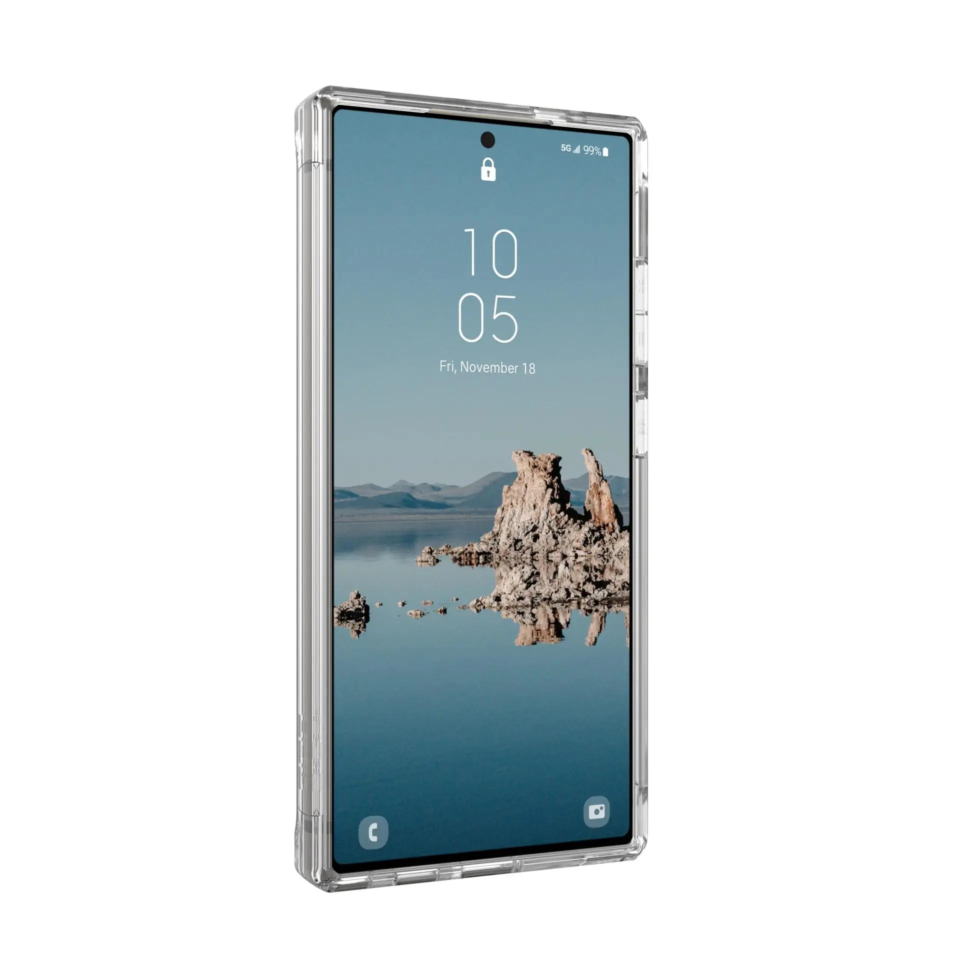 Etui UAG Plyo Pro Case do Galaxy S24 Ultra z wbudowanym modułem magnetycznym ice silver