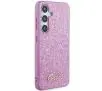 Etui Guess Glitter Script GUHCS24SHGGSHU do Samsung Galaxy S24 Fioletowy