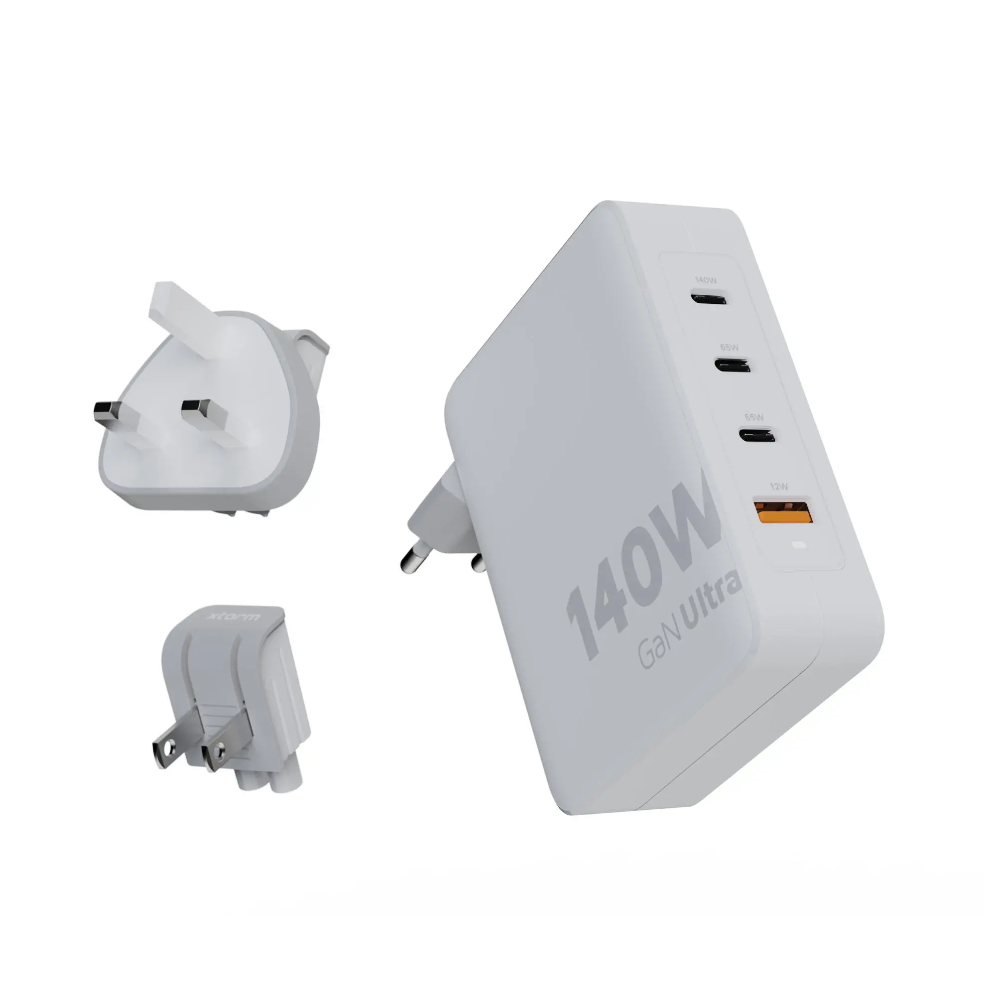 Ładowarka sieciowa Xtorm GaN Ultra 140W + kabel USB-C PD Biały