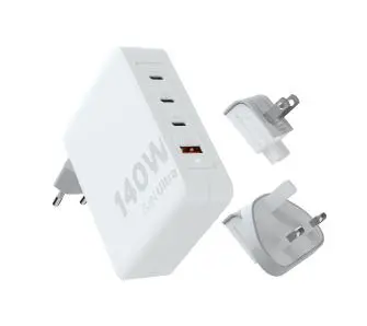 Ładowarka sieciowa Xtorm GaN Ultra 140W + kabel USB-C PD Biały