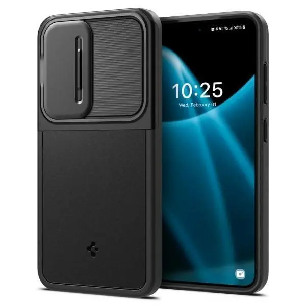 Etui Spigen Optik Armor ACS07363 do Galaxy S24 Czarny