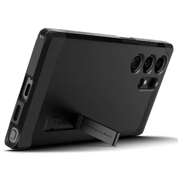 Etui Spigen Tough Armor MagSafe ACS07303 do Samsung Galaxy S24 Ultra Czarny