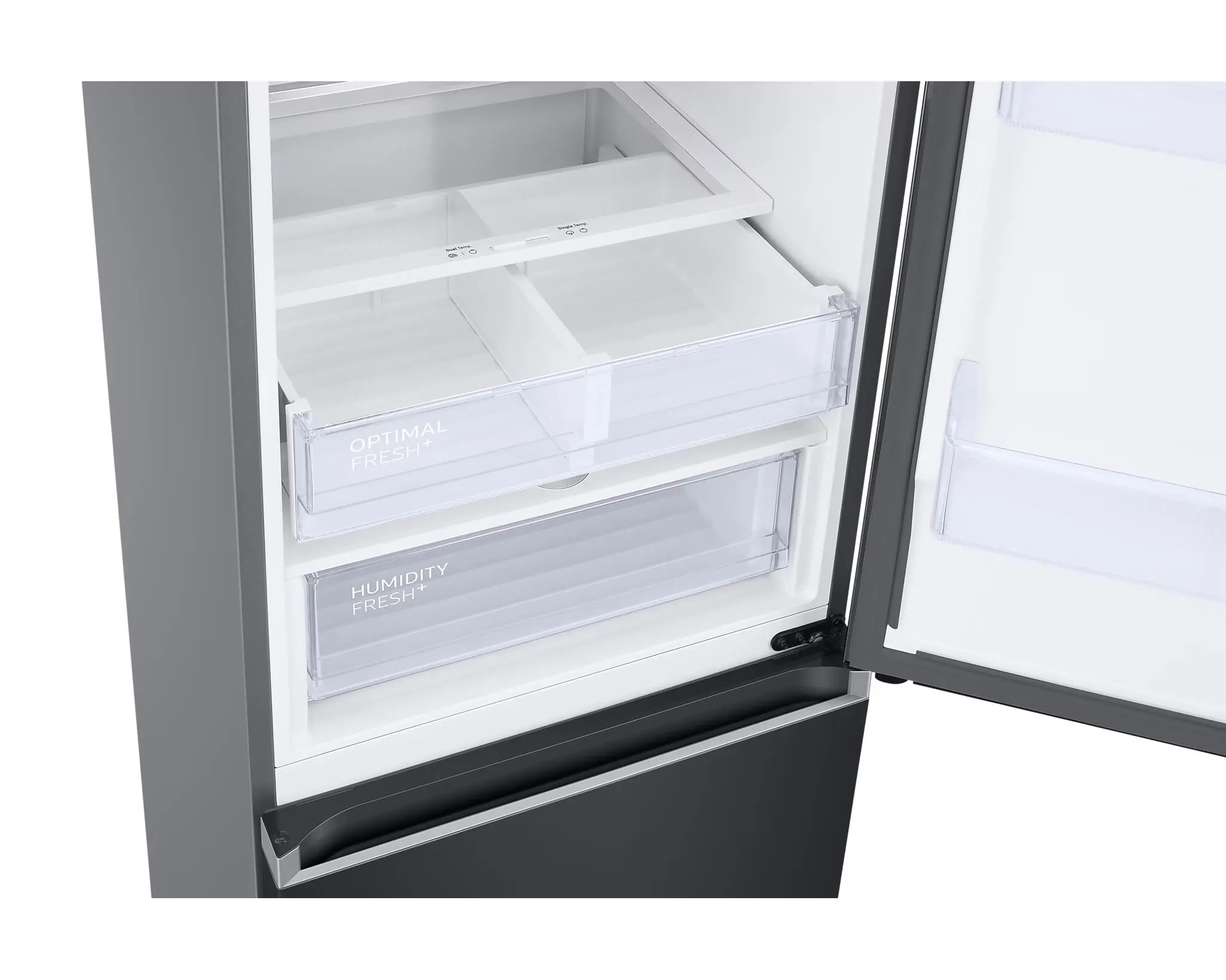 Lodówka Samsung RB38C675EB1  Pełny No Frost 203cm Komora świeżości Zdalne sterowanie Grafitowa Stal