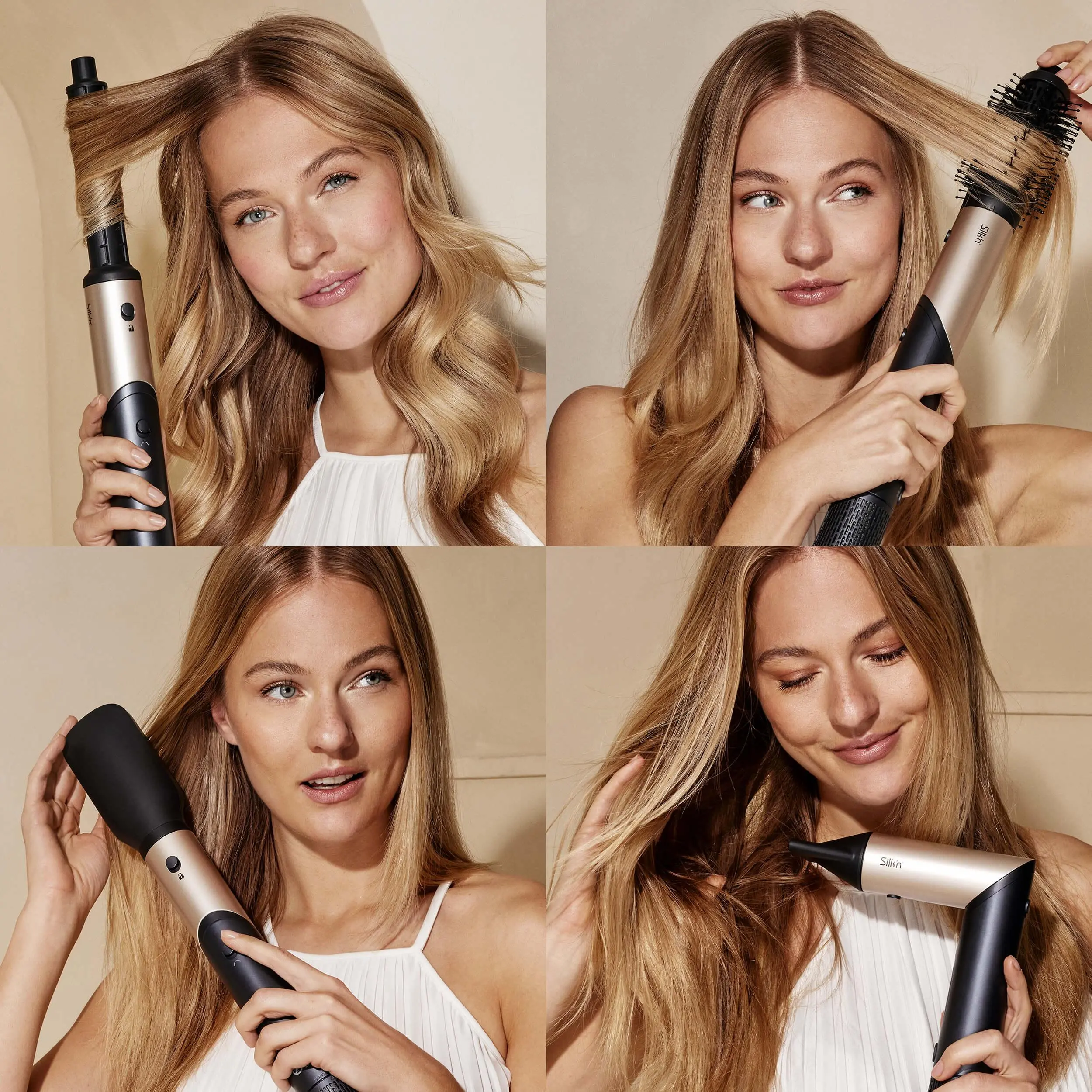 Suszarko-lokówka Silk'n SilkyAir Flex Z 1300W Zimny nawiew 4 poziomy temperatury