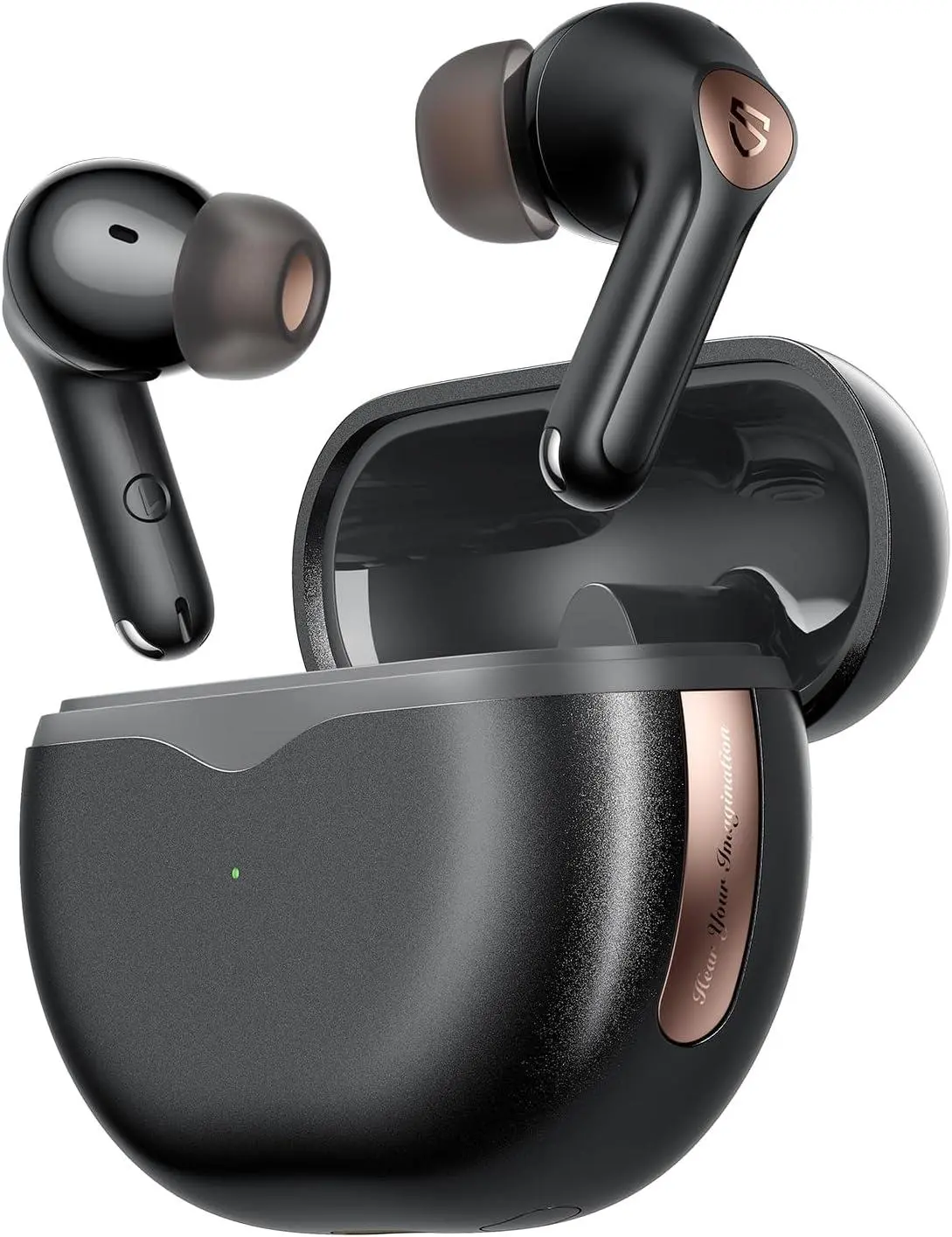 Słuchawki bezprzewodowe Soundpeats Air4 Pro, ANC Dokanałowe Bluetooth 5.3 Czarny