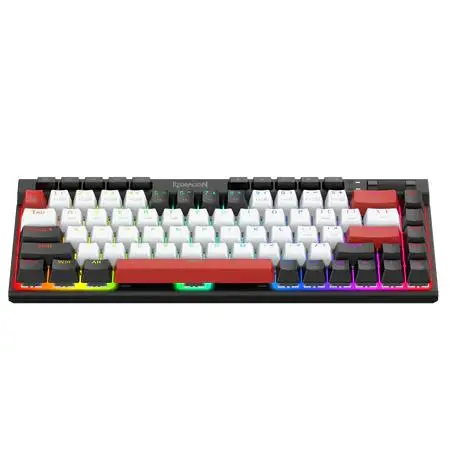 Klawiatura mechaniczna Redragon K635 Magic-wand Mini Red Switch Biało-czarny