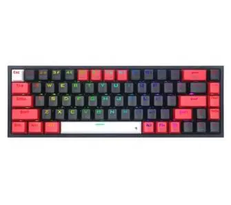 Klawiatura mechaniczna Redragon K631 Pro Castor Red Switch Czarno- czerwony