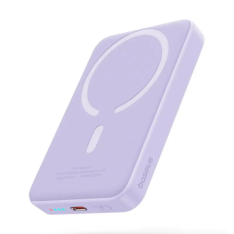 Powerbank Baseus P10059001513-00 Magnetic Mini Air 10000mAh 20W Fioletowy