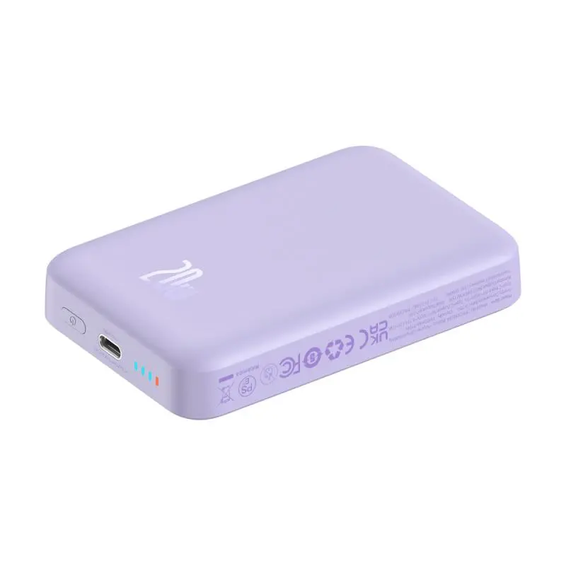 Powerbank Baseus P10059001513-00 Magnetic Mini Air 10000mAh 20W Fioletowy