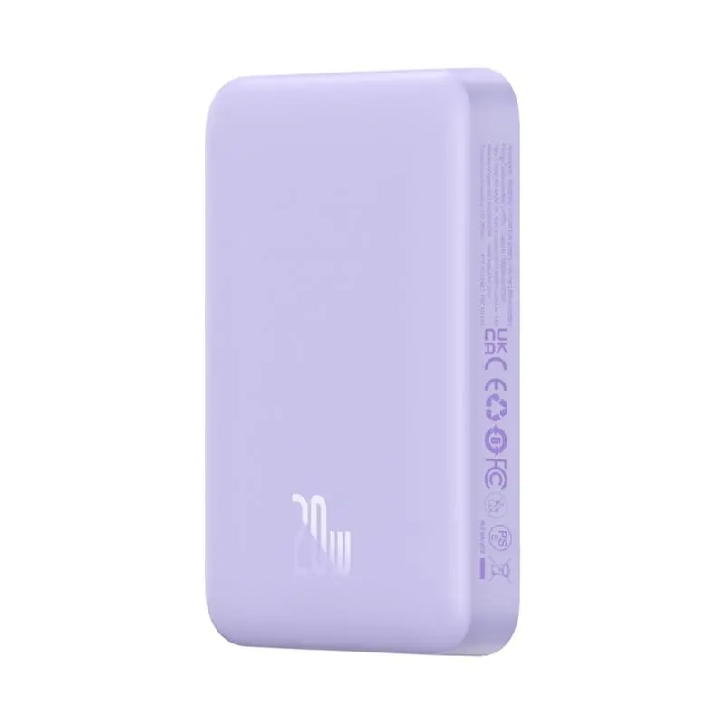 Powerbank Baseus P10059001513-00 Magnetic Mini Air 10000mAh 20W Fioletowy