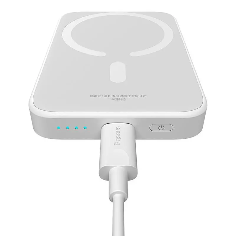 Powerbank Baseus P10059002223-00 Magnetic Mini 6000mAh 20W Biały