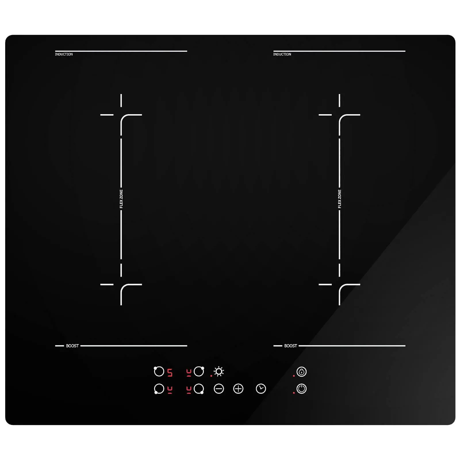 Płyta indukcyjna VDB IP 60.01 C2H BLACK 59cm