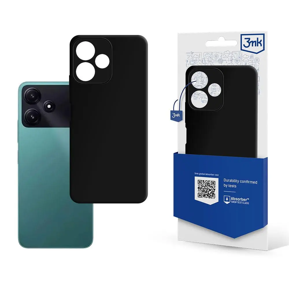 Etui 3mk Matt Case do POCO M6 Pro 5G Czarny