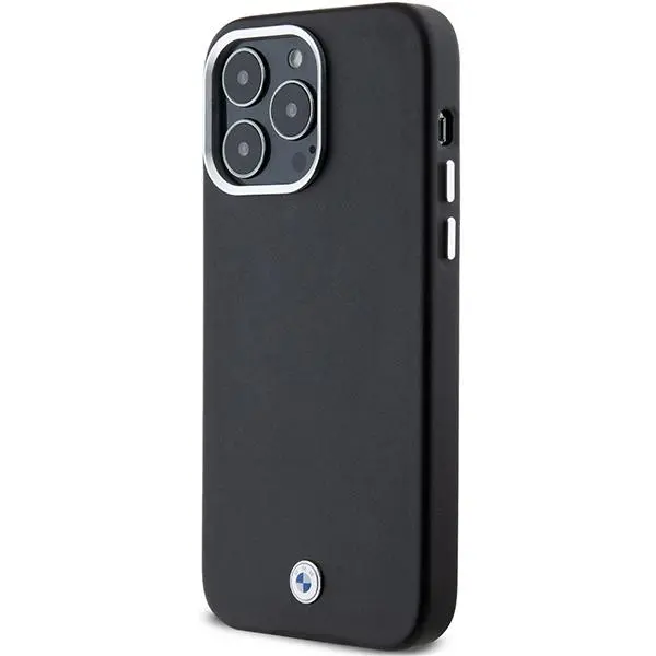 Etui BMW Signature Wrapped Metal MagSafe BMHMP15X23PUFWK do iPhone 15 Pro Max Czarny