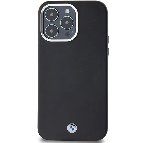 Etui BMW Signature Wrapped Metal MagSafe BMHMP15X23PUFWK do iPhone 15 Pro Max Czarny