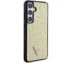 Etui Guess Rhinestone Triangle GUHCS24MHDGPPD do Samsung Galaxy S24+ Złoty