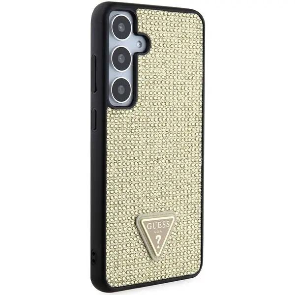 Etui Guess Rhinestone Triangle GUHCS24MHDGPPD do Samsung Galaxy S24+ Złoty