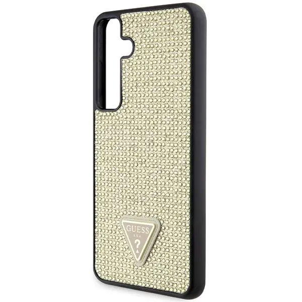 Etui Guess Rhinestone Triangle GUHCS24MHDGPPD do Samsung Galaxy S24+ Złoty