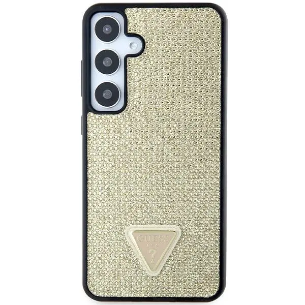 Etui Guess Rhinestone Triangle GUHCS24MHDGPPD do Samsung Galaxy S24+ Złoty
