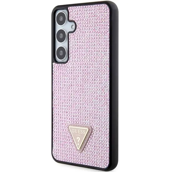 Etui Guess Rhinestone Triangle GUHCS24MHDGPPP do Samsung Galaxy S24+ Różowy