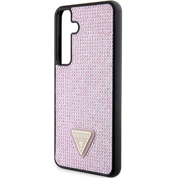Etui Guess Rhinestone Triangle GUHCS24MHDGPPP do Samsung Galaxy S24+ Różowy