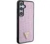 Etui Guess Rhinestone Triangle GUHCS24MHDGPPP do Samsung Galaxy S24+ Różowy