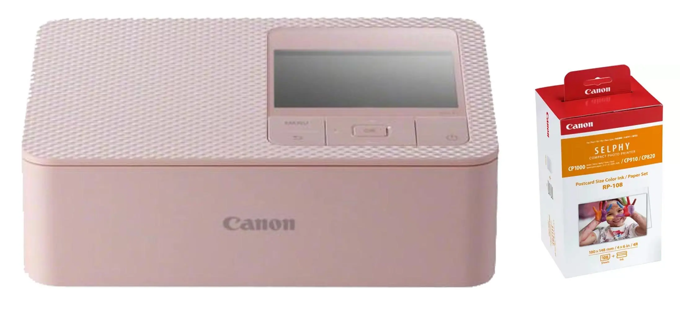 Drukarka Canon Selphy CP1500 Różowy + papier RP-108