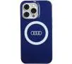 Etui AUDI IML Big Logo MagSafe Case AU-IMLMIP13P-Q5/D2-BE do iPhone 13 Pro Niebieski