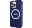 Etui AUDI IML Big Logo MagSafe Case AU-IMLMIP13P-Q5/D2-BE do iPhone 13 Pro Niebieski