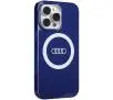 Etui AUDI IML Big Logo MagSafe Case AU-IMLMIP13P-Q5/D2-BE do iPhone 13 Pro Niebieski