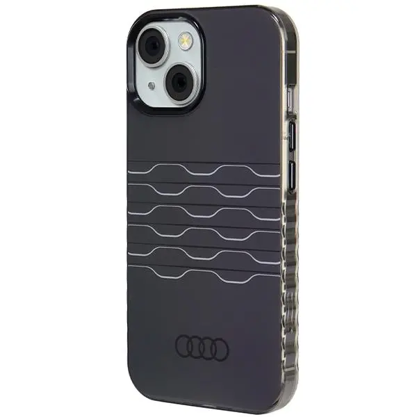 Etui AUDI IML MagSafe Case AU-IMLMIP15-A6/D3-BK do iPhone 15 Czarny