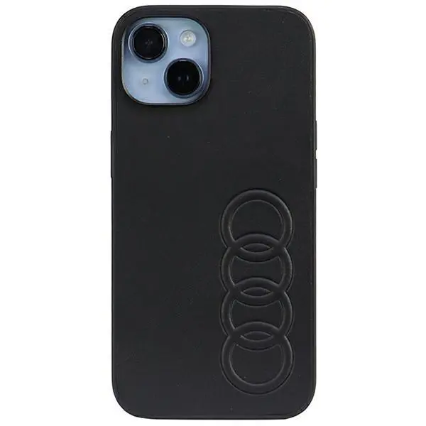 Etui AUDI Synthetic Leather AU-TPUPCIP14-TT/D1-BK do iPhone 14 Czarny