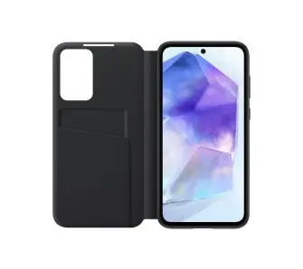 Etui Samsung Smart S View Wallet Cover do Galaxy A55 5G Czarny