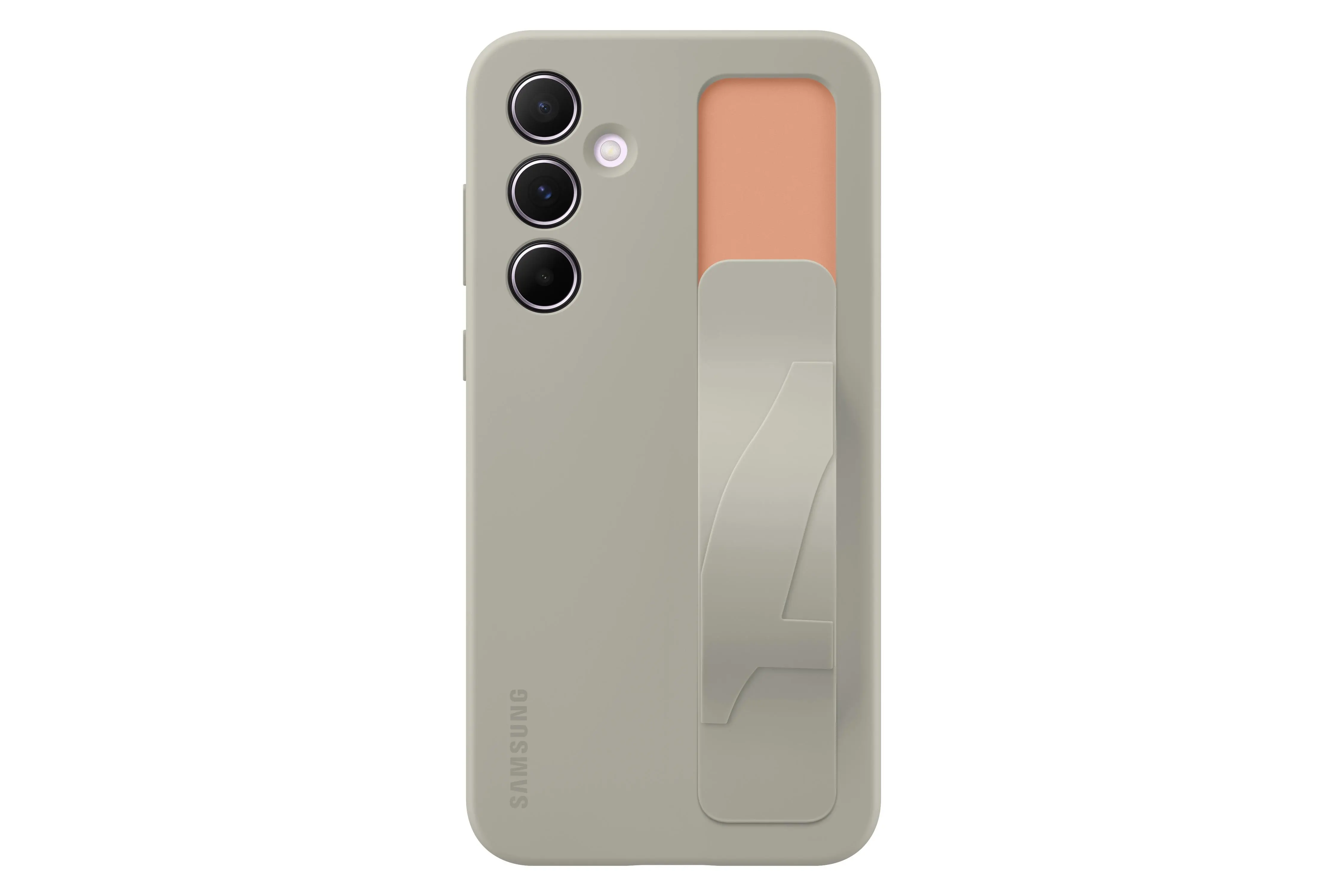 Etui Samsung Silicone Cover With Strap do Galaxy A55 5G Szary