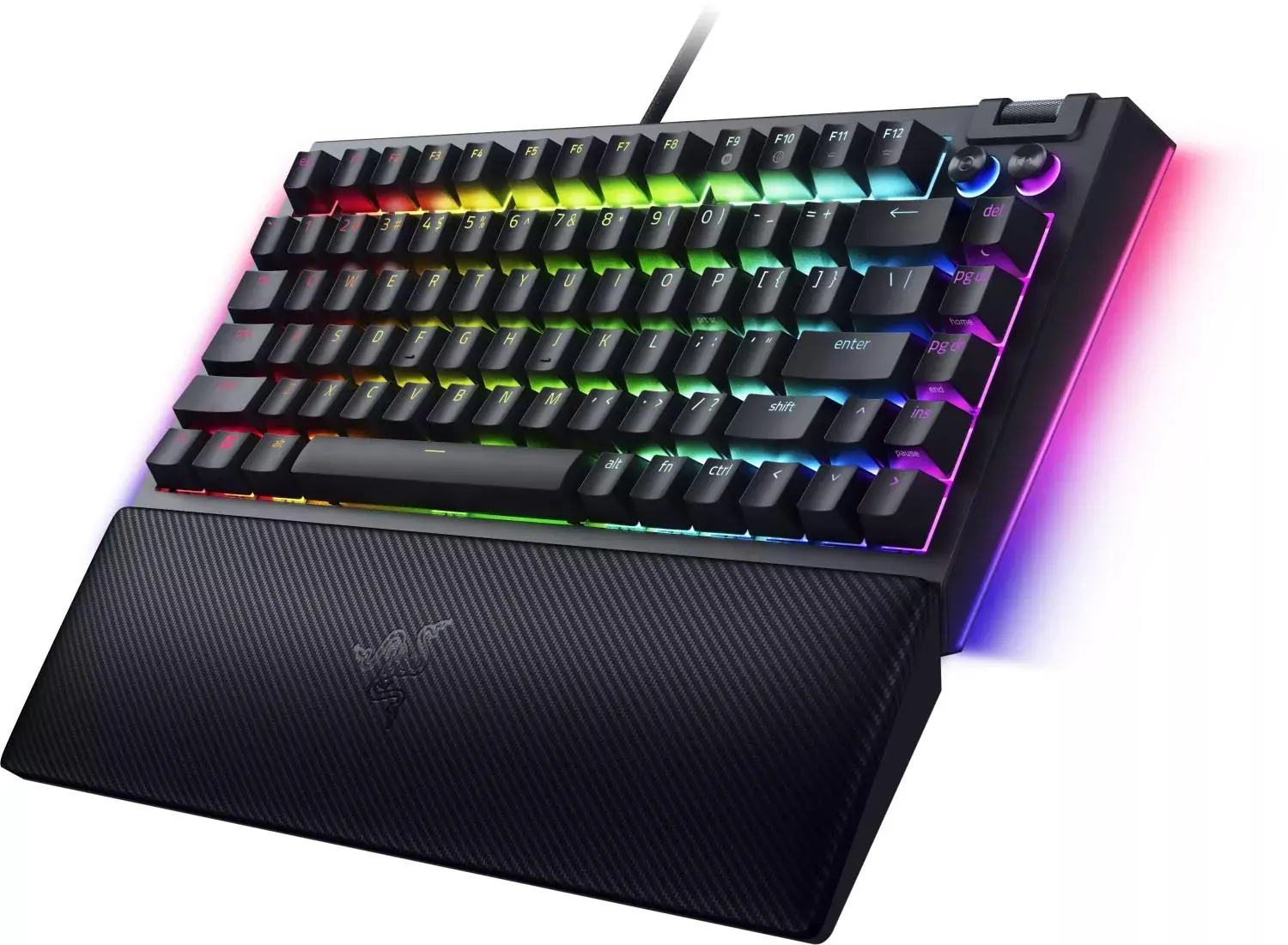 Klawiatura mechaniczna Razer BlackWidow V4 75% ISO Orange Switch Czarny