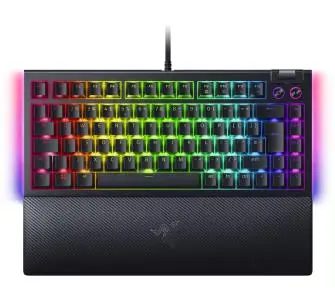 Klawiatura mechaniczna Razer BlackWidow V4 75% ISO Orange Switch Czarny