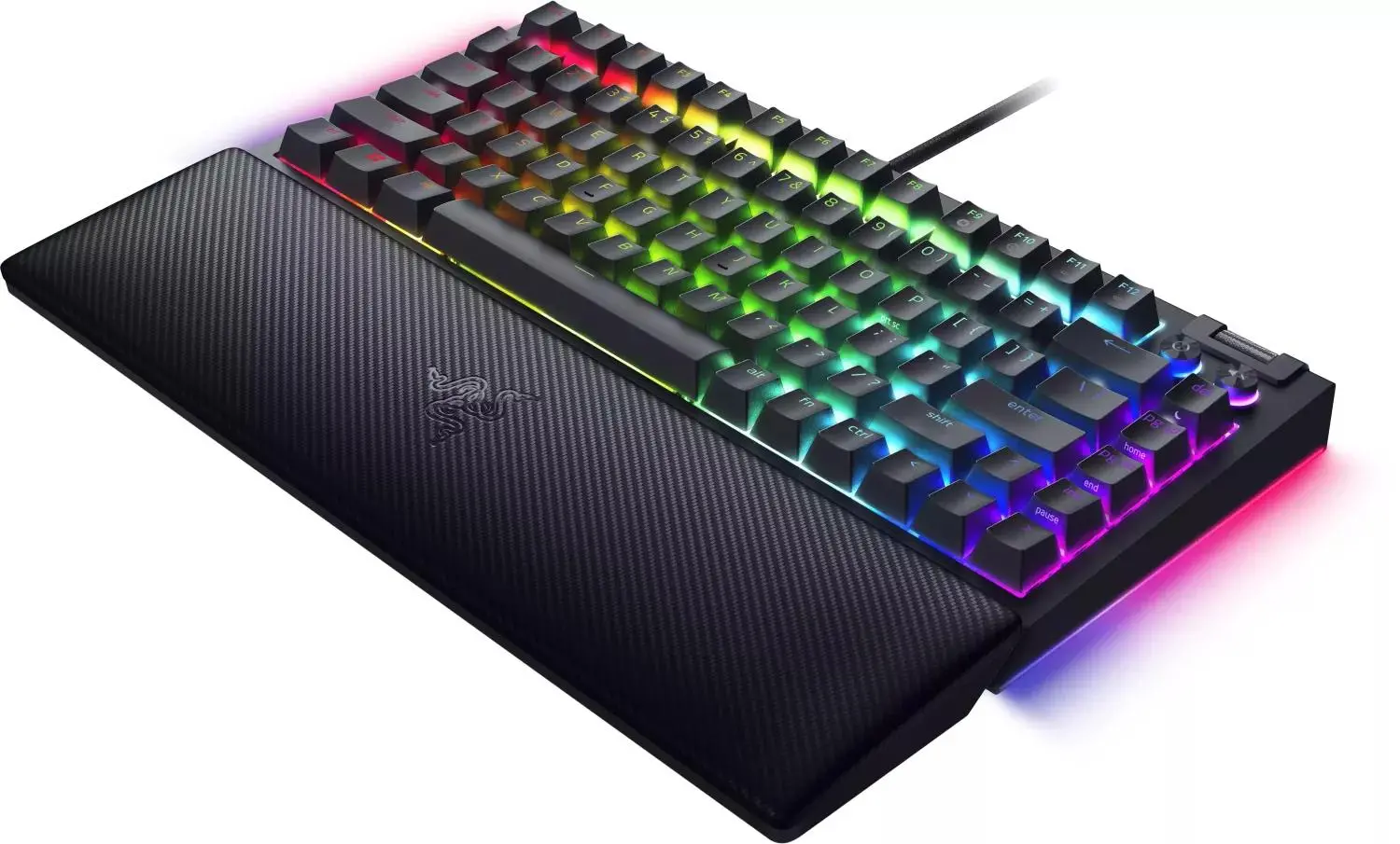 Klawiatura mechaniczna Razer BlackWidow V4 75% ISO Orange Switch Czarny