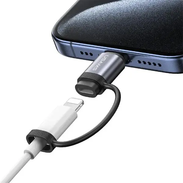 Adapter USAMS SJ677 Lightning na USB-C