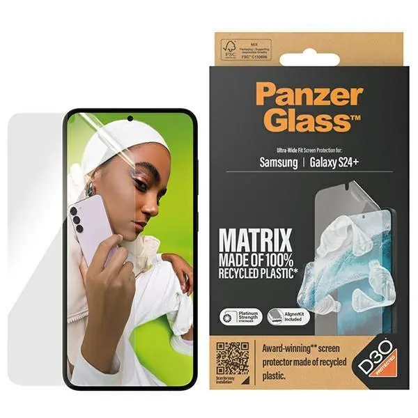 Folia ochronna PanzerGlass Ultra-Wide Fit Samsung Galaxy S24+ S926 D3O Screen Protection