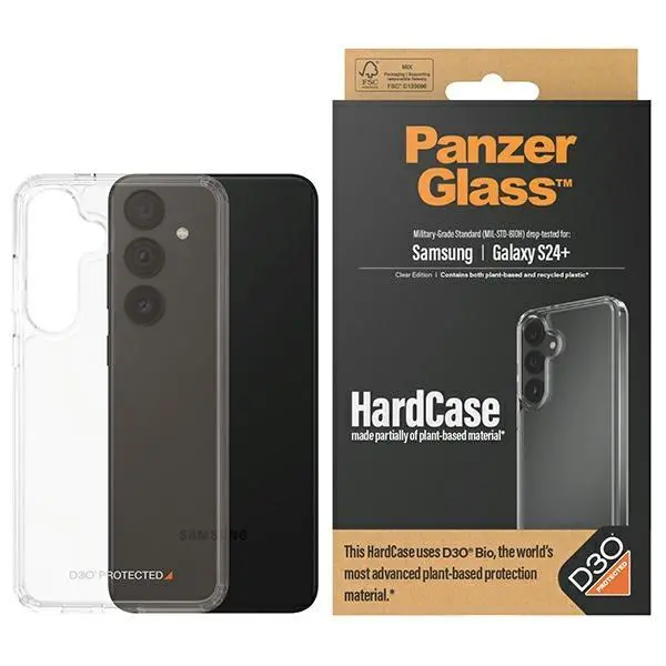 Etui PanzerGlass HardCase Samsung Galaxy S24+ S926 Przezroczysty
