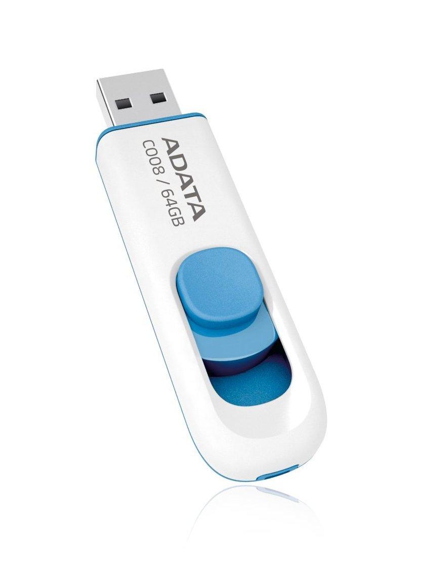 PenDrive Adata DashDrive C008 64GB USB 2.0 Biały