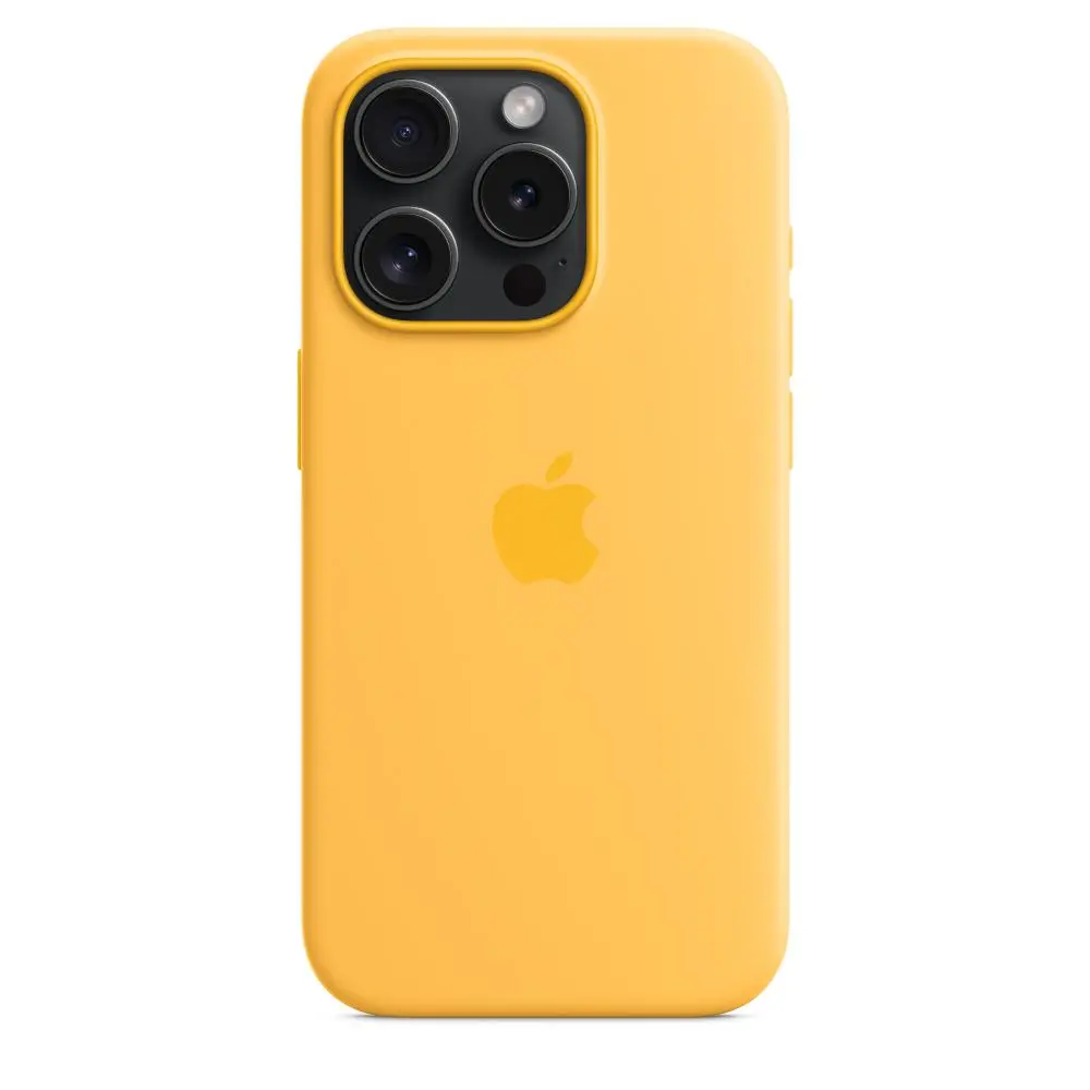 Etui Apple Silicone Case do iPhone 15 Pro Max Żółty