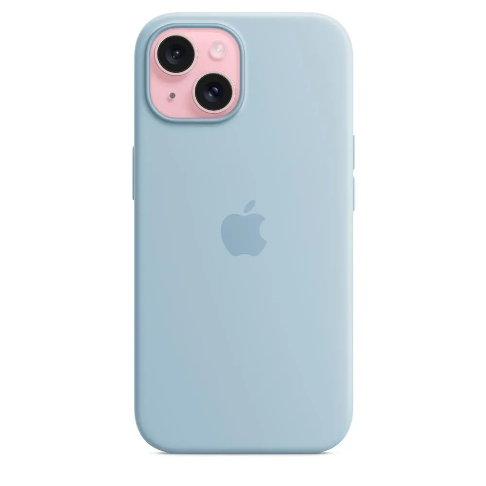 Apple Silicone Case do iPhone 15 Niebieski