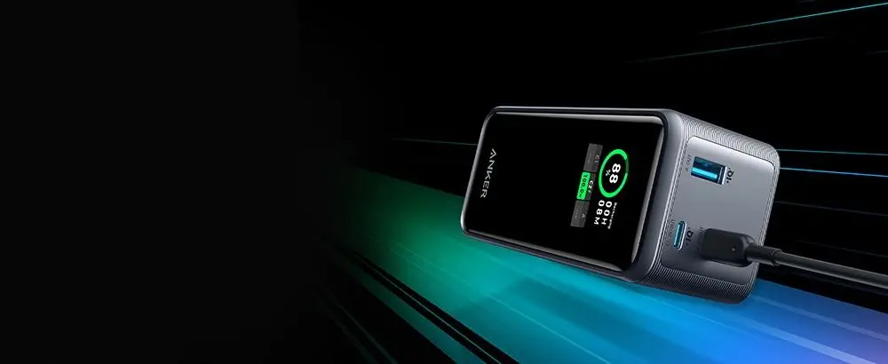 Powerbank Anker 735 Prime (A1336011) 20000mAh 200W Srebrny