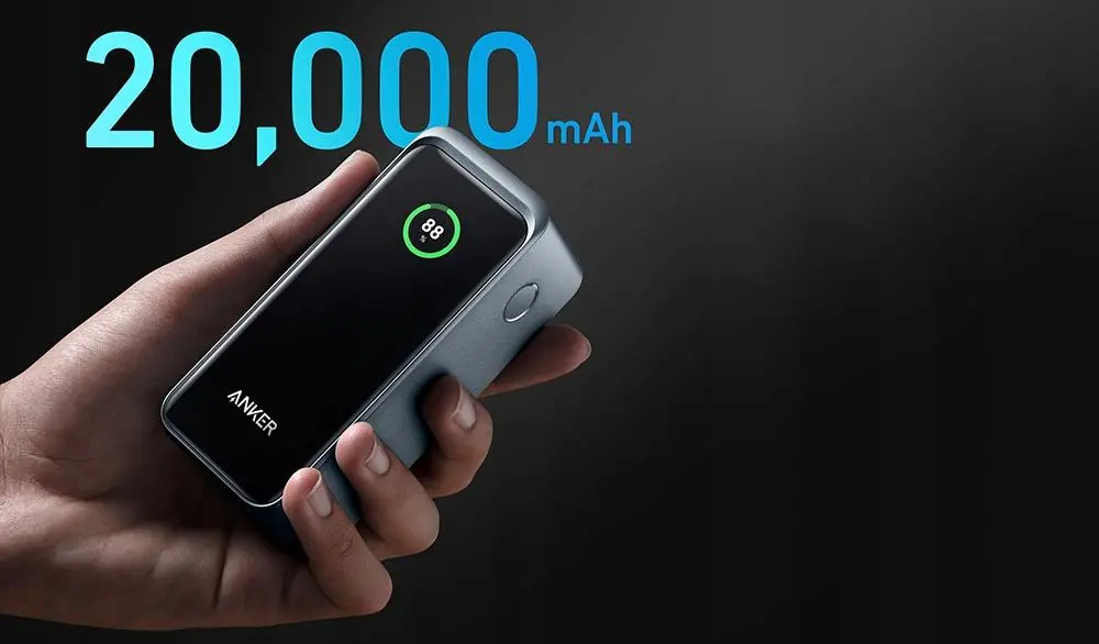 Powerbank Anker 735 Prime (A1336011) 20000mAh 200W Srebrny