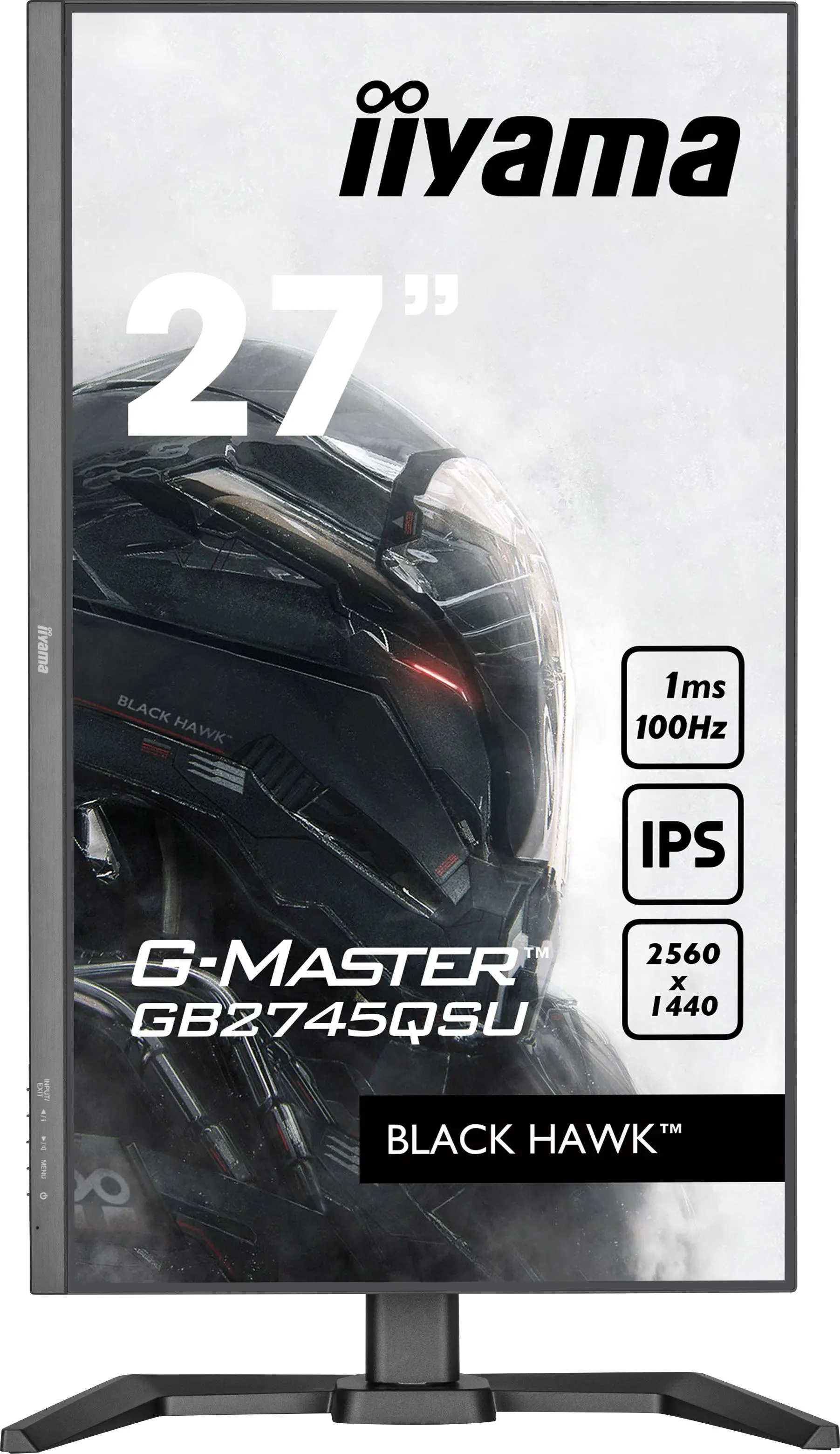 Monitor iiyama G-Master Black Hawk GB2745QSU-B1 27" 2K IPS 100Hz 1ms MPRT Gamingowy