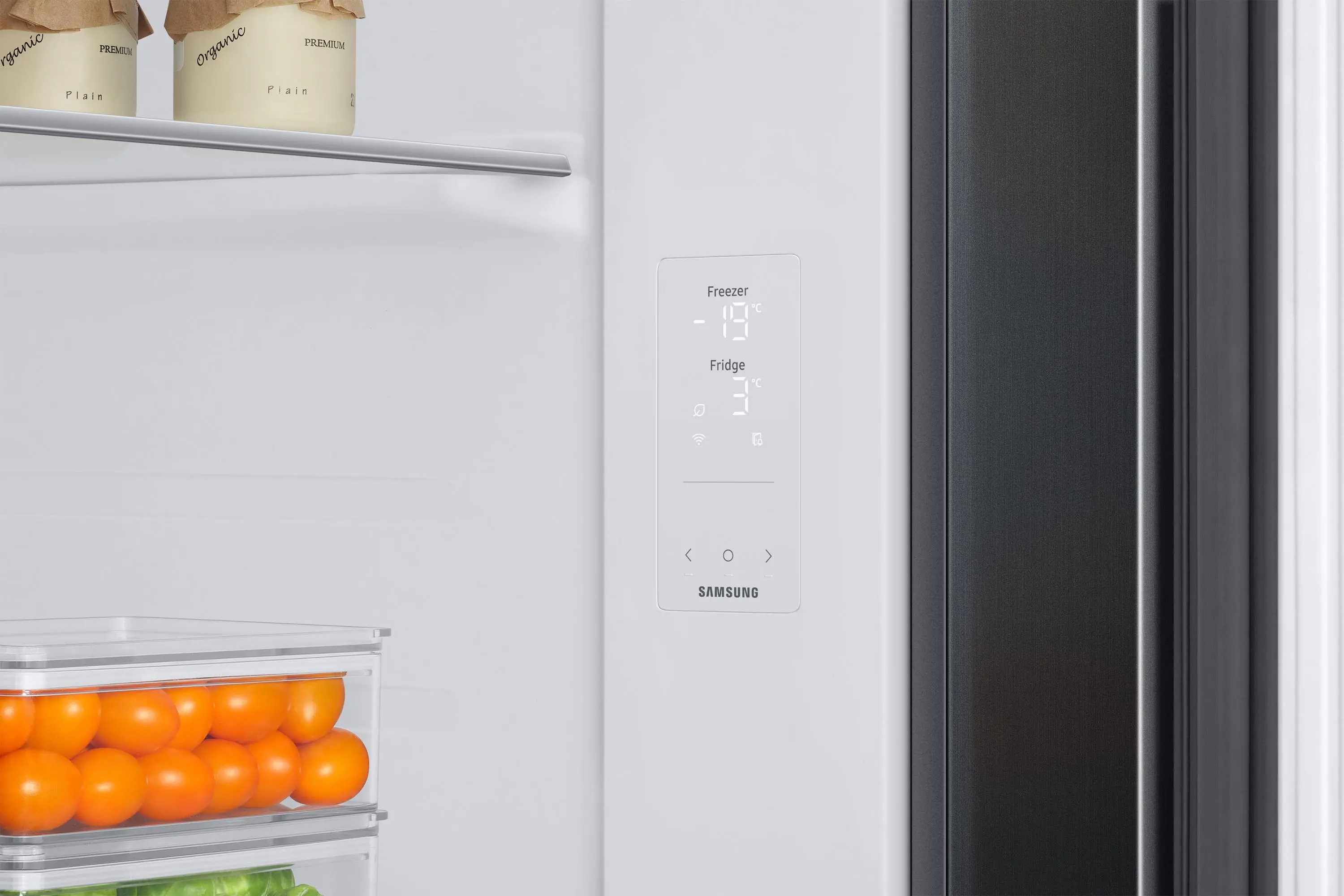 Lodówka Samsung SBS RS66DG815CB1 Pełny No Frost 178cm Zdalne sterowanie Grafitowy